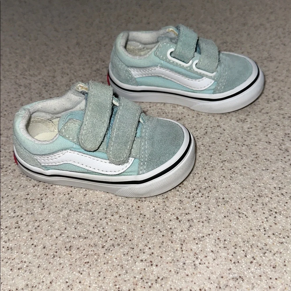 💫 Vans Aqua Old Skool Sneakers toddler size 4